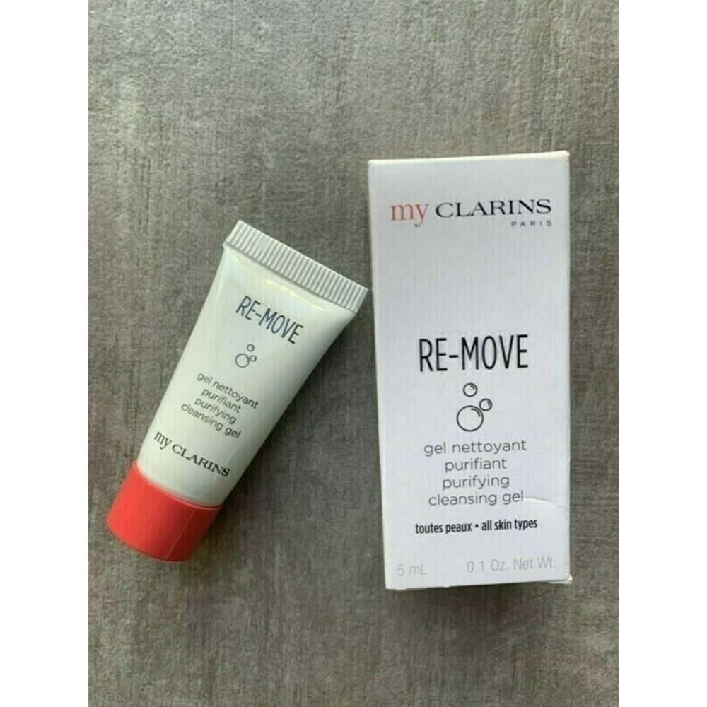 MY CLARINS Re-Move Purifying Cleansing Gel .1 Oz 5ml Travel Size New Mini